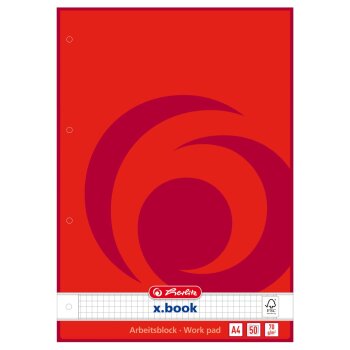 herlitz poznámkovný blok x.book DIN A4, 50...