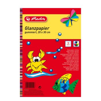 herlitz lesklý farebný papier - 200 x 300...