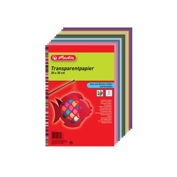 herlitz Transparentpapier, 200 x 300 mm, Inhalt: 10 Blatt