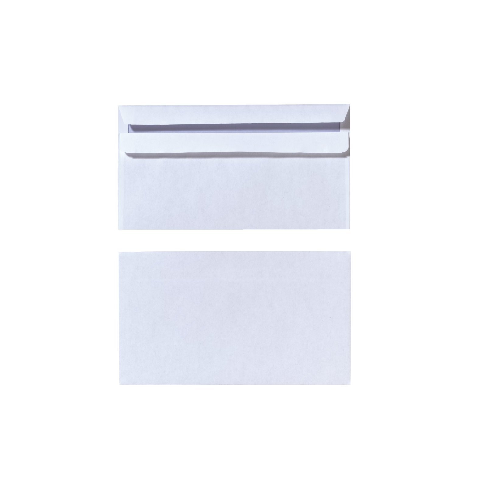Herlitz Briefumschlag DIN Lang mit Fenster weiß 25 Briefumschläge 
