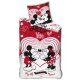Bettwäsche 140 x 200 cm / 63 x 63 cm Polyester "Mickey Mouse & Minnie Mouse" Kiss