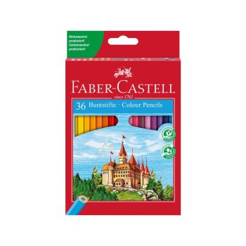 FABER-CASTELL šesťhranné farbičky CASTLE  -...