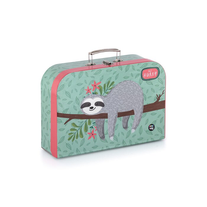 oxybag Detský lamino kufrík Lenochod