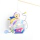 folia Laternen-Bastelset SPACE ANIMALS, metallic-irisierend