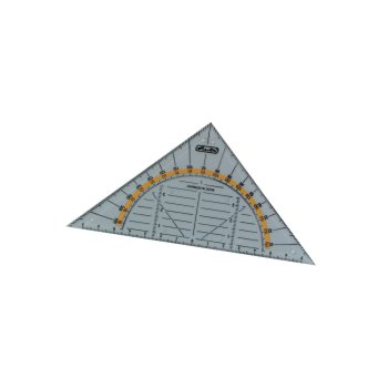 herlitz geometrický trojuholník, 16cm - priehľadný