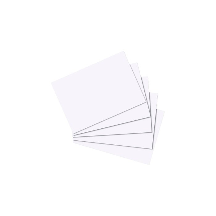 herlitz kartotékové / indexové kartičky, DIN A7, čisté, biele, 100 ks