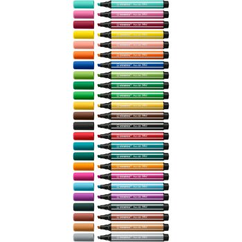 Premium-Filzstift mit dicker Keilspitze - STABILO Pen 68...