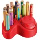 Buntstift, Wasserfarbe & Wachsmalkreide - STABILO woody 3 in 1 - 15er Tischset mit Spitzer