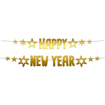 Folat písmenková girlanda - Happy New Year...