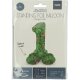 Folat Stehender Folienballon Ziffer / Zahl 1 - 72 cm Jungle Vibe