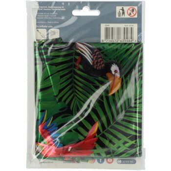 Folat Stehender Folienballon Ziffer / Zahl 8 - 72 cm Jungle Vibe