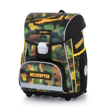 oxybag Schultaschenset 3-teilig PREMIUM COOL Helicopter