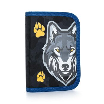 oxybag Federpenal Single Wolf blue
