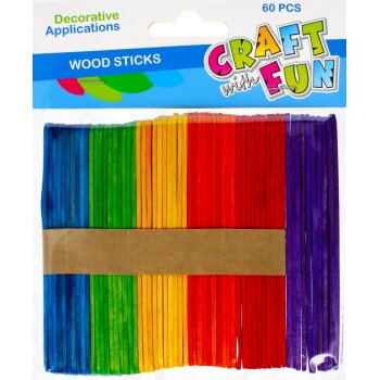Craft with Fun farebné drevené paličky 11...