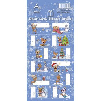 ARCH Weihnachtsaufkleber für Geschenke / Etiketten,...