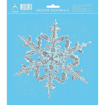 ARCH Weihnachtliche Haftfolien-Fenstersticker 20 x 23,5...