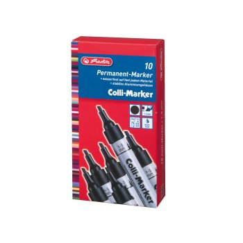 herlitz Colli Marker 1-5 mm 10er Set schwarz