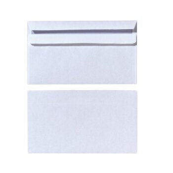 herlitz Briefumschlag, DIN lang, ohne Fenster, weiß...