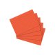 herlitz kartotékové / indexové kartičky, DIN A5, linajkové, oranžové, 100 ks