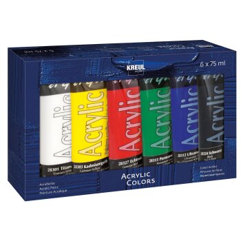 KREUL el Greco Acrylic Set 6 x 75 ml Tuben