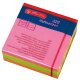 herlitz nalepovacie papieriky 75x75mm - 320 listov - čisté - neónové farby - ružová, žltá, zelená, oranžová