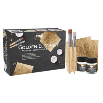 KREUL Vergolden mit Blattmetall Set Golden Elegance