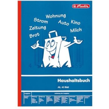 herlitz Formularbuch "Haushaltsbuch", DIN A5,...