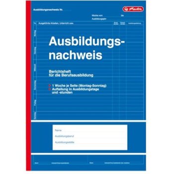 herlitz Formularbuch "Ausbildungsnachweis", DIN...