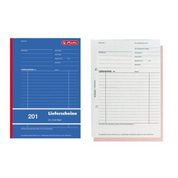 herlitz Formularbuch "Liefer-/Empfangsschein...
