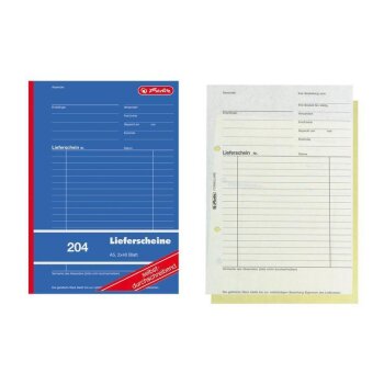 herlitz Formularbuch "Liefer-/Empfangsschein...