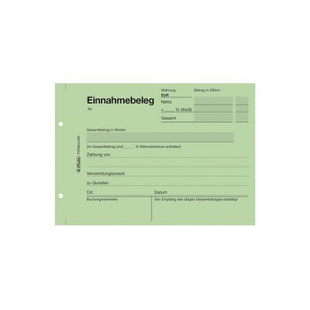 herlitz formulárová kniha "príjmový doklad 301" - A6 - 50 listov