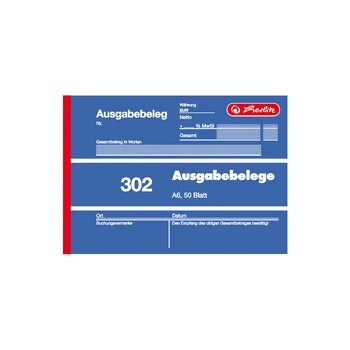herlitz Formularbuch "Ausgabebeleg 302", DIN...