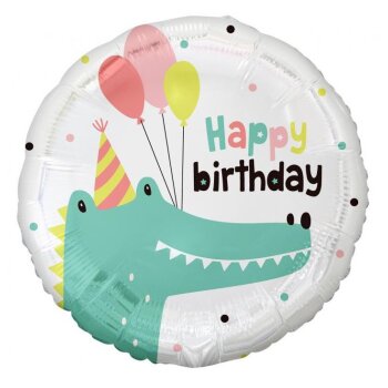 Happy Birthday Krokodíl fóliový...