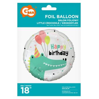 Happy Birthday Krokodíl fóliový...