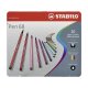 STABILO Pen 68 premium - fixky - Metal Box - 20 rôznych farieb