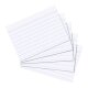 herlitz Karteikarten, DIN A6, liniert, weiss 100er