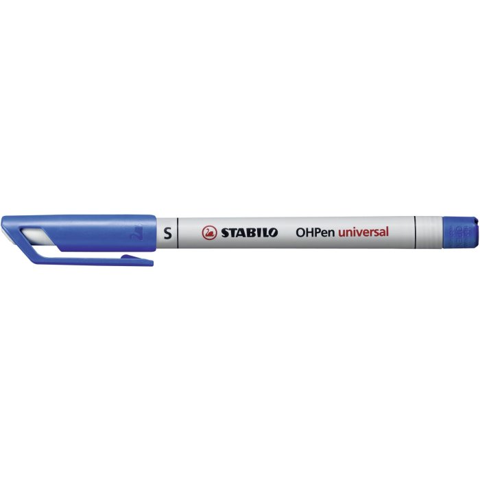 STABILO OHPen universal - fóliové pero - rozpustné vo vode - veľmi jemný hrot - samostatné - modré