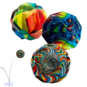 SCHILDKRÖT High Bounce Balls, 3-dielna sada