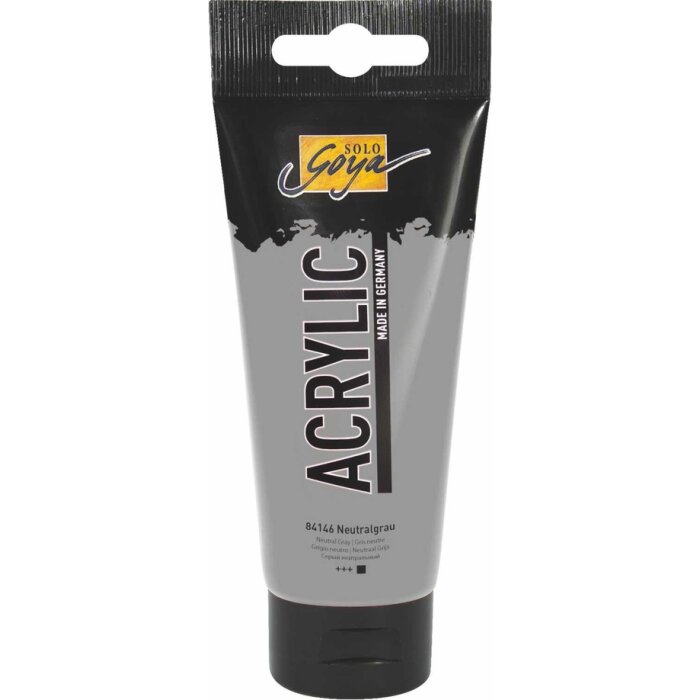 KREUL SOLO GOYA Acrylic Neutralgrau 100 ml Tube