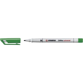 STABILO OHPen universal - fóliové pero - rozpustné vo vode - stredný hrot - samostatné - zelené