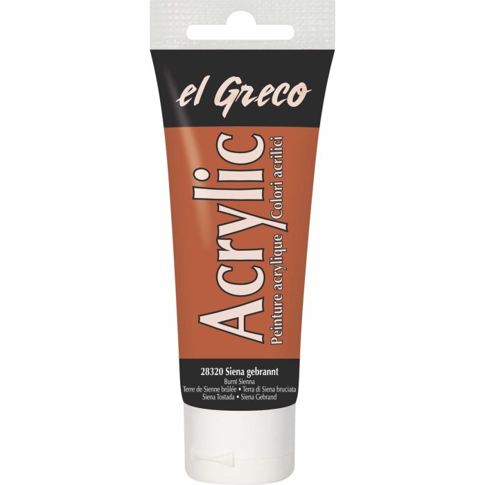 KREUL el Greco akrylová farba - pálená siena - 75 ml tuba
