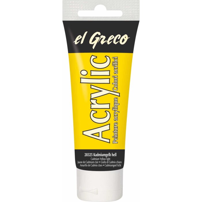KREUL el Greco Acrylic Kadmiumgelb hell 75 ml Tube