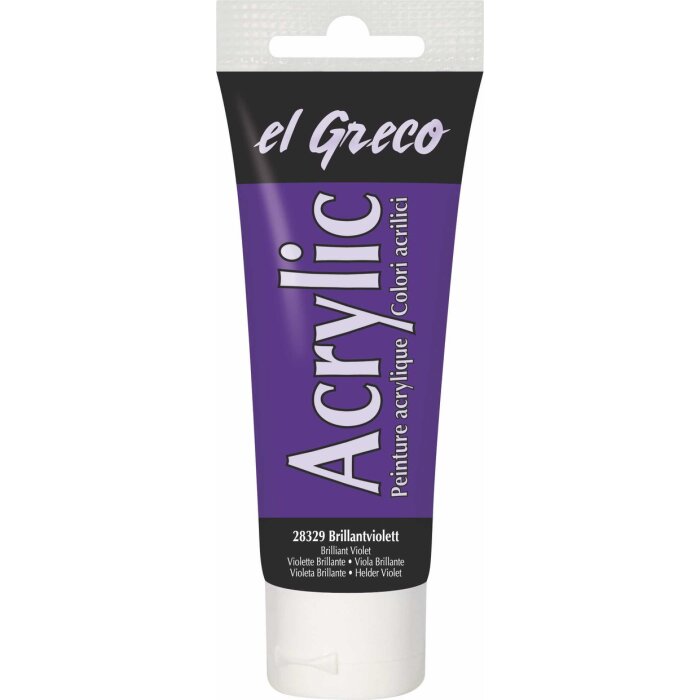 KREUL el Greco Acrylic Brillantviolett 75 ml Tube