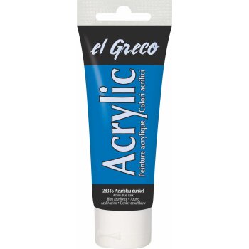 KREUL el Greco Acrylic Azurblau dunkel 75 ml Tube
