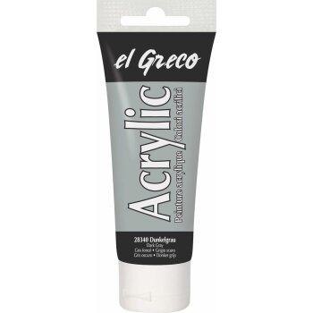 KREUL el Greco Acrylic Dunkelgrau 75 ml Tube