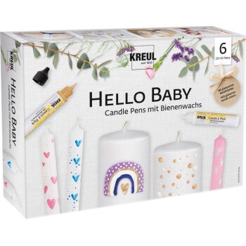 KREUL Candle Pen pero na sviečky - sada Hello Baby - 6...