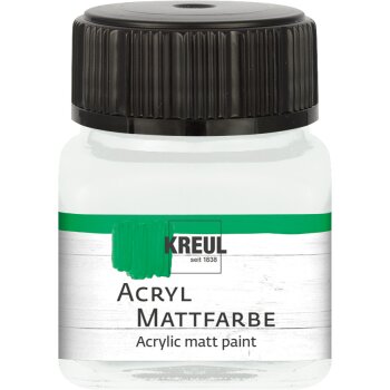 KREUL akrylová matná farba - pastelovobiela...