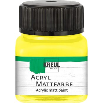 KREUL Acryl Mattfarbe Gelb 20 ml