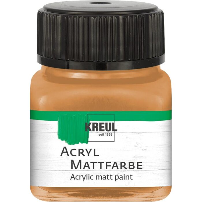 KREUL akrylová matná farba - okrová - 20 ml