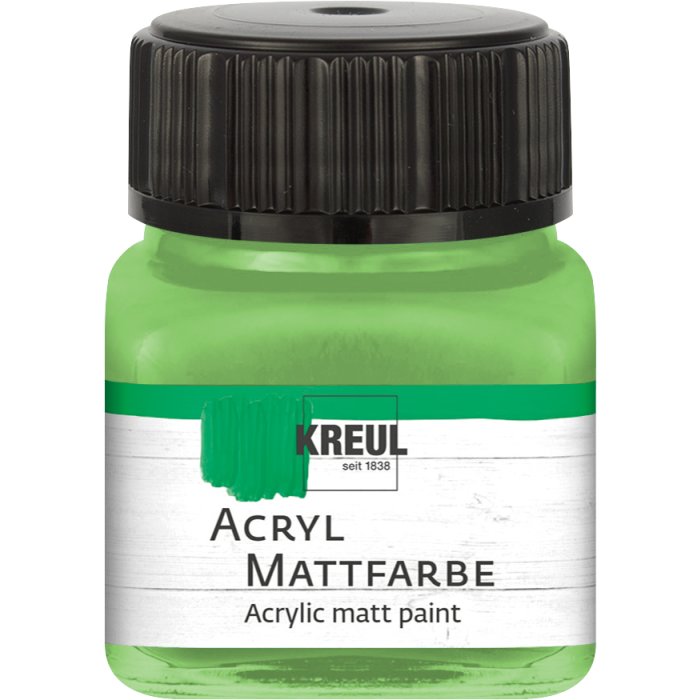 KREUL akrylová matná farba - jarná zelená - 20 ml